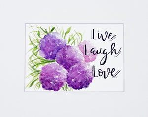 Print- "Live Laugh Love"