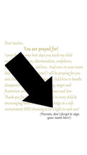 Load image into Gallery viewer, Prayer Art- Teacher Prayer (4 X 6)