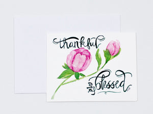 Notecards- "Thankful & Blessed"