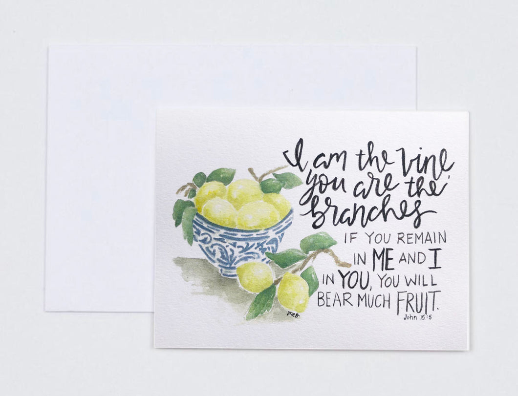 Notecards- “I Am The Vine, You Are The Branches