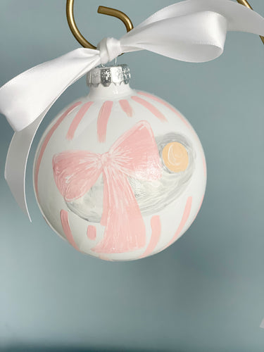 Baby Girl Ornament (Standard size)-Pink Swaddle